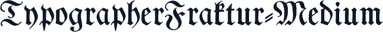 TypographerFraktur-Medium