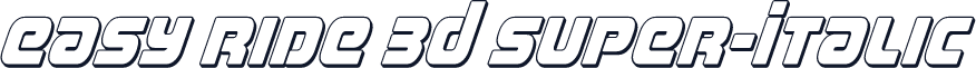 Easy Ride 3D Super-Italic