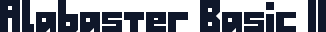 Alabaster Basic II