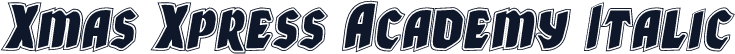 Xmas Xpress Academy Italic