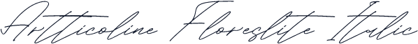 Artticoline Floreslite Italic