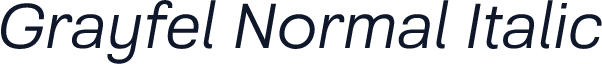 Grayfel Normal Italic