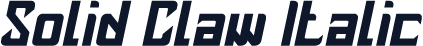 Solid Claw Italic