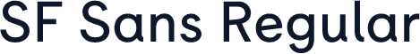 SF Sans Regular