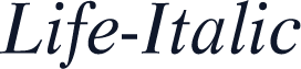 Life-Italic