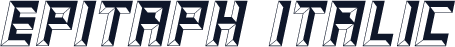 Epitaph Italic