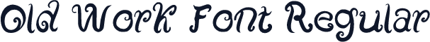 Old Work Font Regular