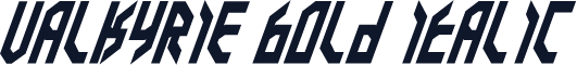 Valkyrie Bold Italic