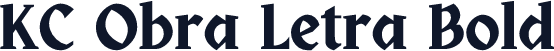 KC Obra Letra Bold