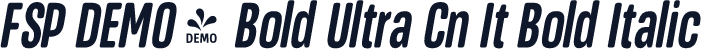 FSP DEMO - Bold Ultra Cn It Bold Italic