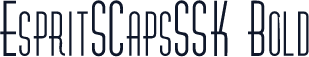 EspritSCapsSSK Bold
