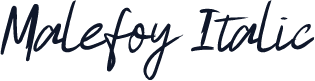 Malefoy Italic