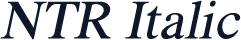 NTR Italic