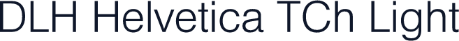 DLH Helvetica TCh Light