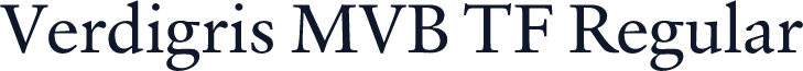 Verdigris MVB TF Regular