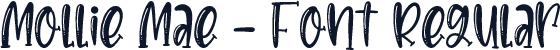 Mollie Mae - Font Regular