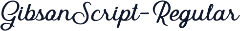 GibsonScript-Regular