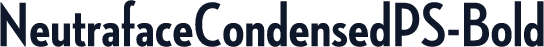 NeutrafaceCondensedPS-Bold