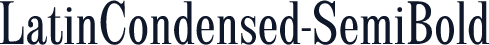 LatinCondensed-SemiBold