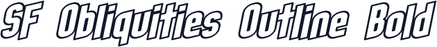 SF Obliquities Outline Bold