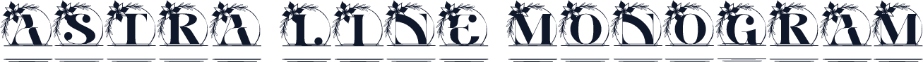 Astra Line Monogram