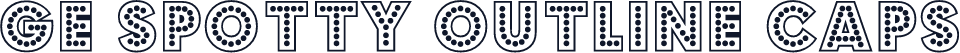 GE Spotty Outline Caps