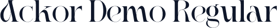 Ackor Demo Regular