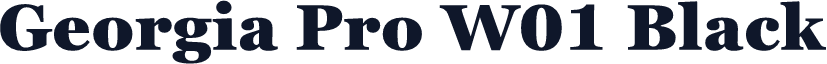 Georgia Pro W01 Black