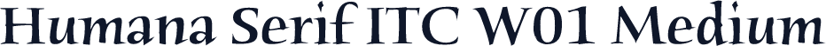 Humana Serif ITC W01 Medium