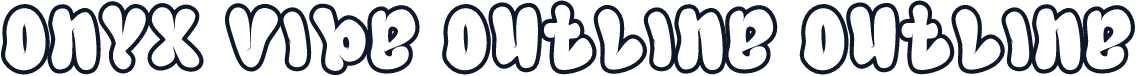 Onyx Vibe Outline Outline