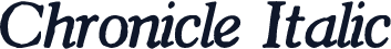 Chronicle Italic
