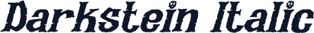 Darkstein Italic