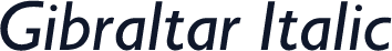 Gibraltar Italic