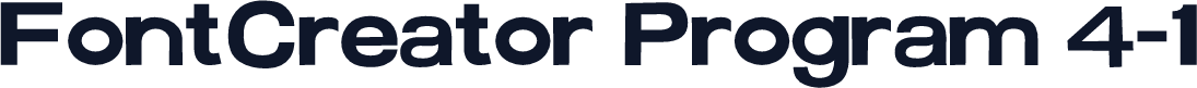 FontCreator Program 4-1