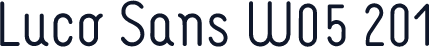 Luco Sans W05 201