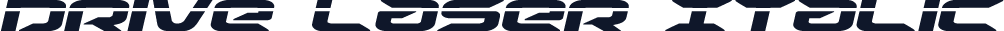 Drive Laser Italic