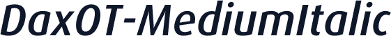 DaxOT-MediumItalic