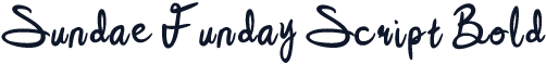 Sundae Funday Script Bold