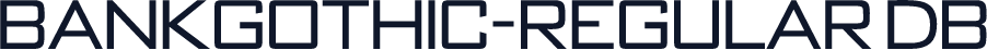 BankGothic-Regular DB