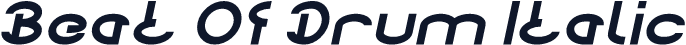 Beat Of Drum Italic