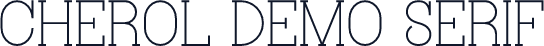 Cherol Demo Serif