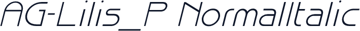 AG-Lilis_P NormalItalic