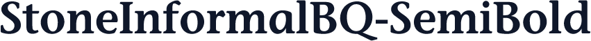 StoneInformalBQ-SemiBold