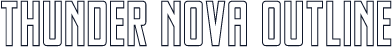Thunder Nova Outline