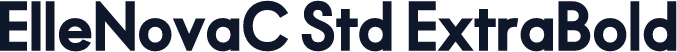 ElleNovaC Std ExtraBold