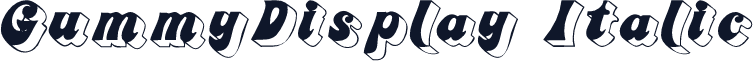 GummyDisplay Italic