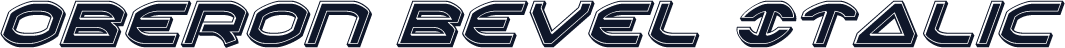 Oberon Bevel Italic