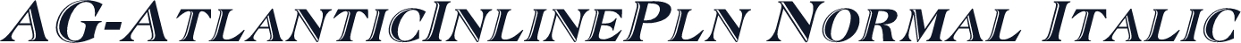 AG-AtlanticInlinePln Normal Italic