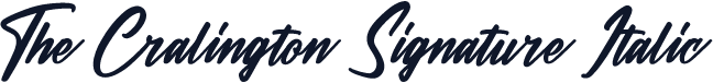 The Cralington Signature Italic