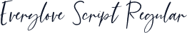 Everylove Script Regular